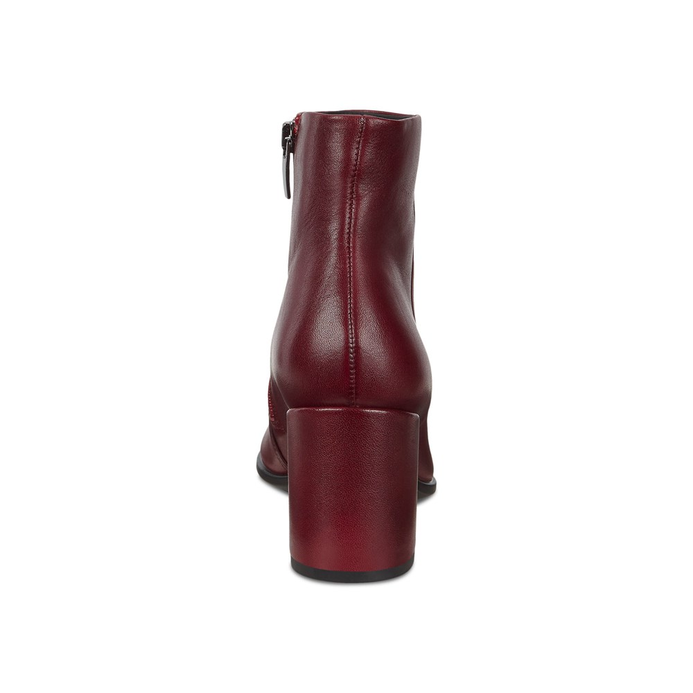 Botas Mujer - ECCO Shape 60 Squared Zippered - Vino - ZMD983716